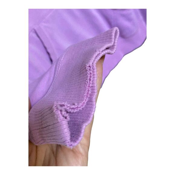 Vintage Nike Size Large Pink Cursive Embroidered Logo Spell Out Womens Hoodie - Picture 8 of 15